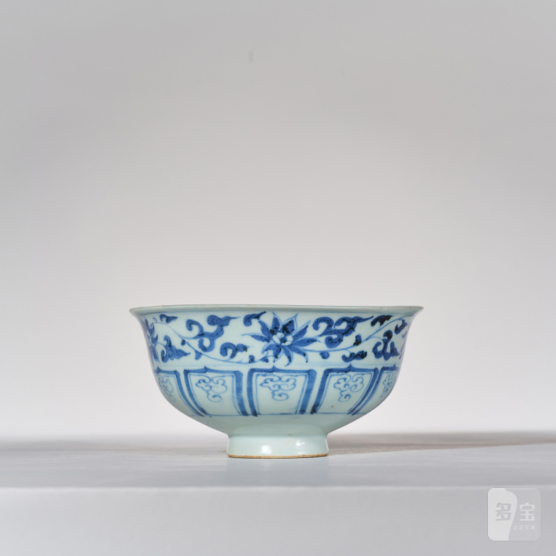 元 青花莲池纹碗 - 图4
